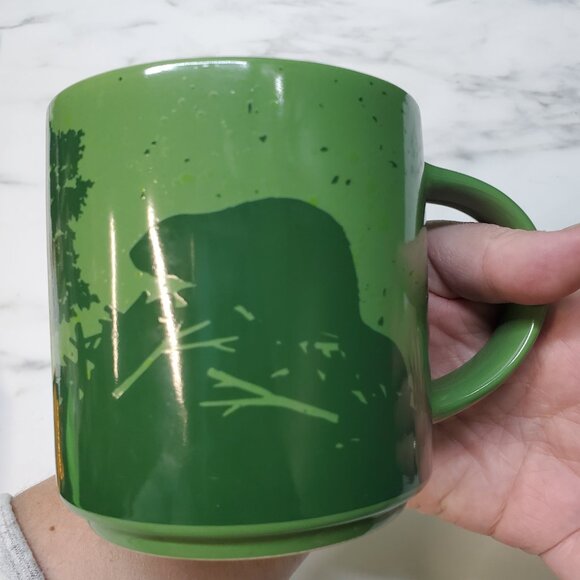 Mug - Tim Hortons Beaver Themed Green and Blue in Excellent condition - Picture 14 of 16
